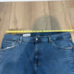 Gap  High Rise Stride Wide-Leg Amkle Denim Jeans medium indigo size 20R Photo 6
