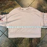 Harper Heritage  Blush Pink Balloon Sleeves With Embroidery Flowers Small Photo 6