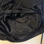 Womens FactMe One Piece Swimsuit XL Black Tummy Control Swim Dress Ruched Side Photo 10