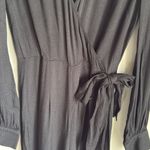 Reformation Molly Long Sleeve Jumpsuit Black 2 Photo 6