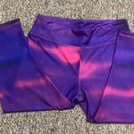 Take A Walk purple & pink yoga Capri pants - size Medium Photo 2