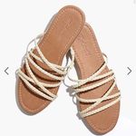 Madewell The Kathryn Espadrilles Sandal Slide In Alabaster Photo 0