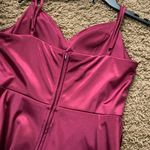 Macy's maroon prom dress Photo 3