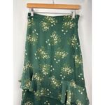 Women’s Mi Ami Small Dark Green Maxi Skirt with Floral Design Size undefined Photo 1