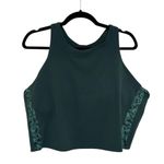 Athleta Conscious Crop Serene Top for D-DD Cups in Green - Size 3X Photo 2