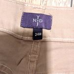 NYDJ NEW Crop Tan Jeans Womens Plus 24w 24 3X Khaki Stretch Pants Capri NWT Photo 1