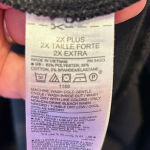 Old Navy  Stevie High Rise Black Ponte Knit‎ Wide Leg Cropped Pull-On Pants 2X Photo 6