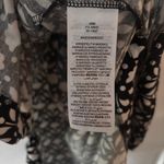 Boden Amy Jersey Midi Dress Black White 3/4 Bell Sleeve Floral Size 6 Belted Photo 9