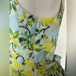 1901 NWOT Lemon print linen dress Photo 6