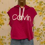 Calvin Klein NWT  performance sleeveless hoodie in pink size S Photo 9