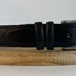 Columbia Vintage 90s Black Genuine Leather Gorpcore Utility Belt Size Unisex XL Photo 0