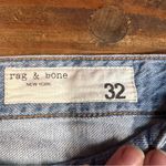 Rag and Bone  Logan Wide Leg Jeans Light Tone Linen High Rise 90s Y2K Sz 32 Photo 10