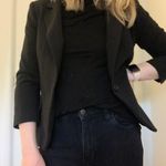 Forever 21 Crop Suit Jacket Black Photo 0