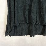 Snoskins Womens Crinkle Top M Black Textured USA Stretchy Packable Travelcore Size M Photo 2