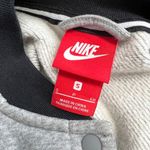 Nike Womens Swoosh Pinwheel Button Down Jacket Size S Gray CK0435 Sweatshirt Photo 4