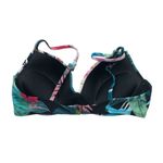 Raisin's Moonshadow Underwire Bra Bikini Top Floral Black Colorful M Photo 2