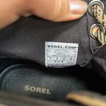 Sorel PDX Wedge Bootie Black with Canvas Ankle Shaft 8 Photo 8