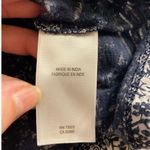 Lucky Brand Boho Floral Tunic Top Navy Blue 2X – Soft Cotton Modal Blend Photo 3