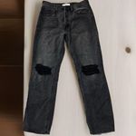 KanCan Dixon‎ Ultra High Rise 90's Boyfriend Jeans Size 11/29 Black Distressed Photo 0