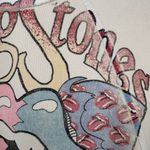 NWOT People of Leisure Rolling Stones Raglan Sweatshirt | Medium | Vintage White Photo 9