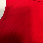 James Perse  Top Women's Red Rib Ruched Tank Sz 2 Y2K Photo 4