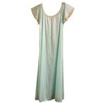 Deena Vintage Seafoam Lace Accented Nightgown NEW Blue Size M Photo 1