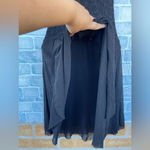 Fuzzi Jean Paul guiltier Black Lace Tulle Mesh Fit Flare Stretch dress small Photo 3