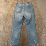 BDG  Women's Slim Straight High Rise Sz 28 Button Fly Light Distressed Ra… Photo 4