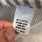 Ann Mashburn  Crisp 100% Cotton Mandarin Band Collar Button Tunic Shirt Size S Photo 8