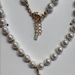 House of Harlow 1960 | Pearl Necklace w/ Heart Pendant ✨ White Photo 3