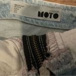 Top shop denim bustier size 4 crop top Photo 4