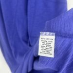 Habitat  Blue Midi Shirt Dress Minimalist Lagenlook Pocket Short Sleeve Size XL Photo 9