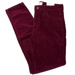 Universal Threads Universal Thread Women's Red High-Rise Corduroy Skinny Jeans - Size 2 - NWT Photo 0