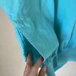 Oscar de la Renta Vintage Aqua Tee Photo 4