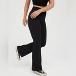 Offline by Aerie Black Women's High Waisted Flare Wide Leg Pant Leggings Size undefined Photo 11
