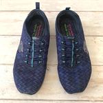 Skechers Air Memory Foam Sneakers Womens Shoes Size 10 Navy Blue Sketchers Photo 1