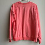 Anthropologie Clare V Discotheque Sweatshirt Sweater Salmon Pink Size Large Photo 7