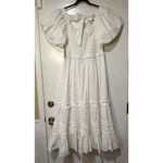 Cleobella  Cherith Tier Midi Dress White Size XL NWT Timeless Elegance Western Photo 10