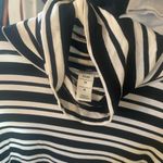 Old Navy Striped Ribbed High Neck Long Sleeve - Black Photo 2