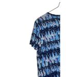 Lilly Pulitzer Women's Top Etta V-Neck Low Tide Navy Sails and Stripes Large NWT Photo 9