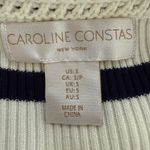 Tuckernuck Caroline Constas Crochet Collar Ribbed Nautical Stripe Blue White S Photo 6