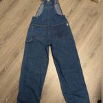Unisex Vintage Blue Denim Overalls Size M Photo 3