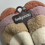 Feelgoodz • NWT Crepe Myrtle Multicolor Fuzzy Sherpa Outdoor Mules Pink Size 10 Photo 1