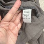 Keren Hart m Crop Lightweight Embroidered Floral Gray‎ Button Up Jacket Size Sm Gray Photo 2