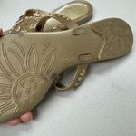 Jack Rogers Gold Georgina Jelly Flip Flop Sandals Womens 8 Beachy Vacation Photo 3