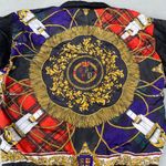 South Harbour NWT Vintage 90s  Greek Black Zip Up Bomber Windbreaker Jacket Photo 3