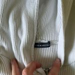 Brandy Melville white Ribbed Hoodie Photo 4