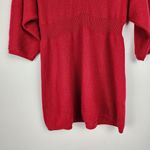 Lord & Taylor Red Cashmere Sweater V Neck Empire Waist Size M Size M Photo 5
