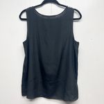 Kensie Black Sleeveless Crochet Women's Top Size Medium Lightweight Photo 5