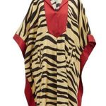 Gucci NWT. $4500  ZEBRA-PRINT SILK KAFTAN DRESS IN YELLOW MULTI IT40 US8 Photo 1